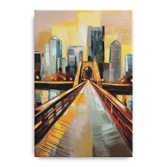Pittsburgh City of Bridges - Canvas Wall Art