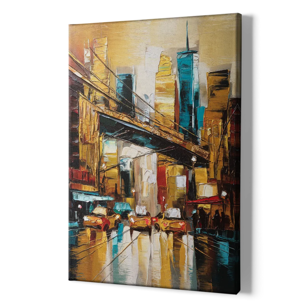 New York City Urban Landscape - Canvas Print Art Sides