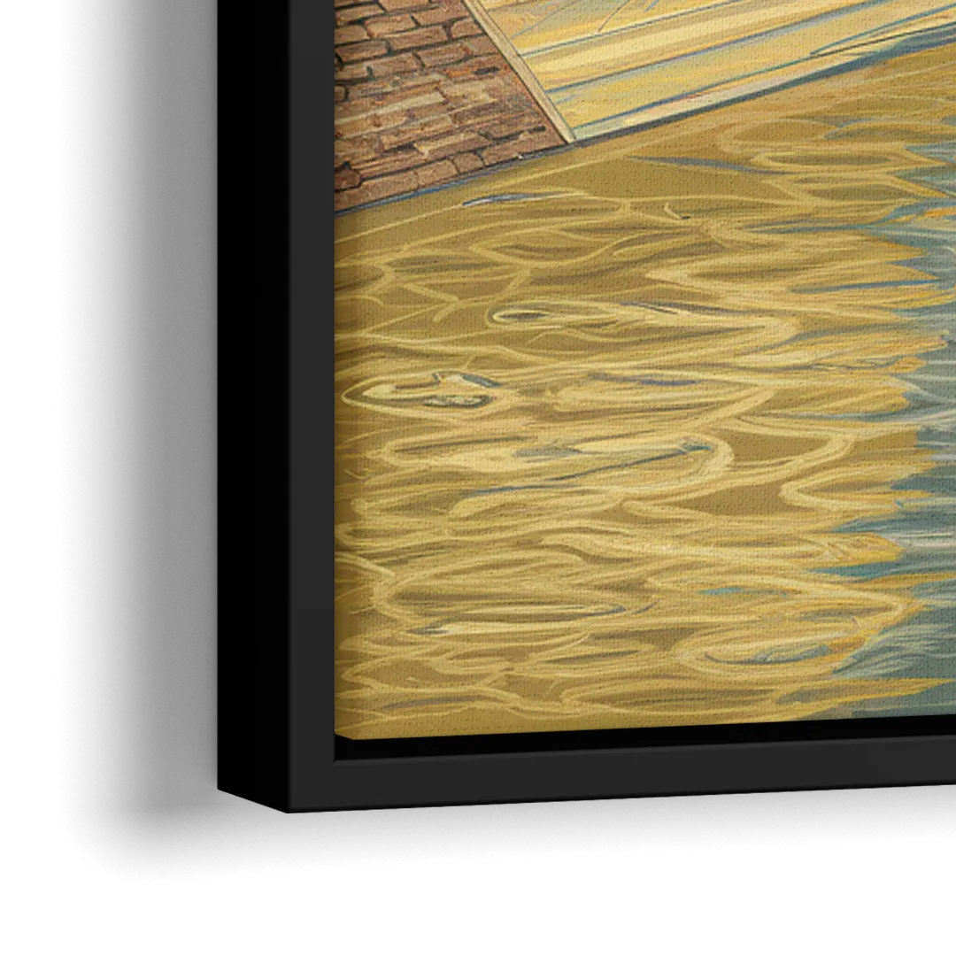 Richmond Urban Landmarks - Close-Up Black Frame Canvas
