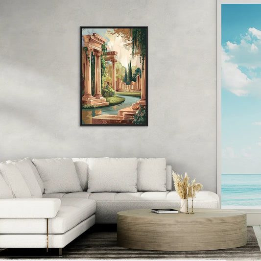 Glendale Artistic Heritage - Living Room Black Frame Canvas