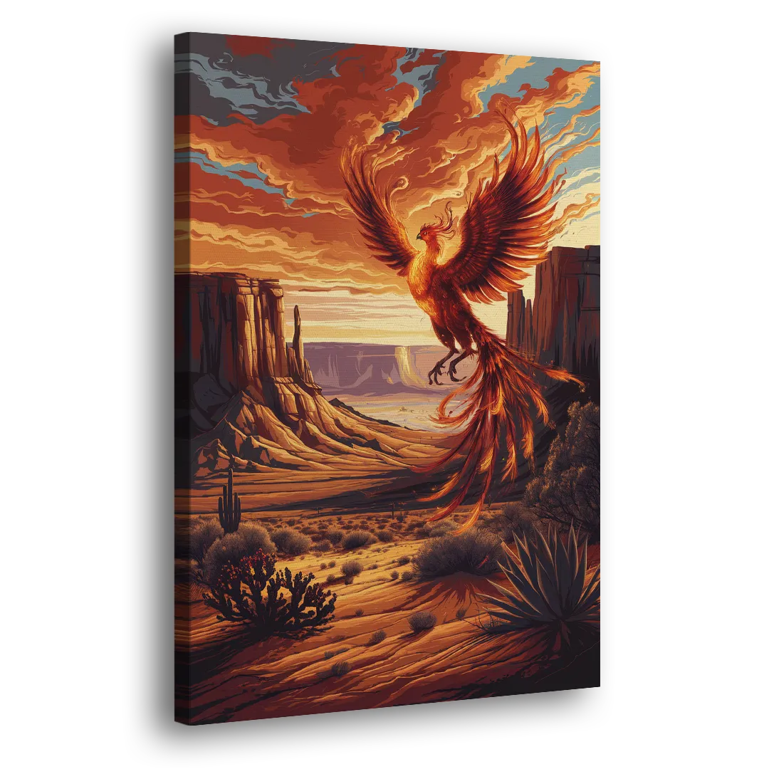 Phoenix Southwest Charm - Canvas Print Art Sides