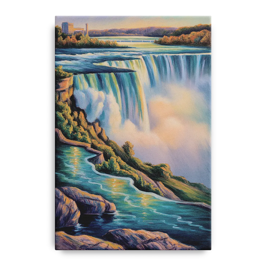 Niagara Falls Water Mist - Canvas Wall Art