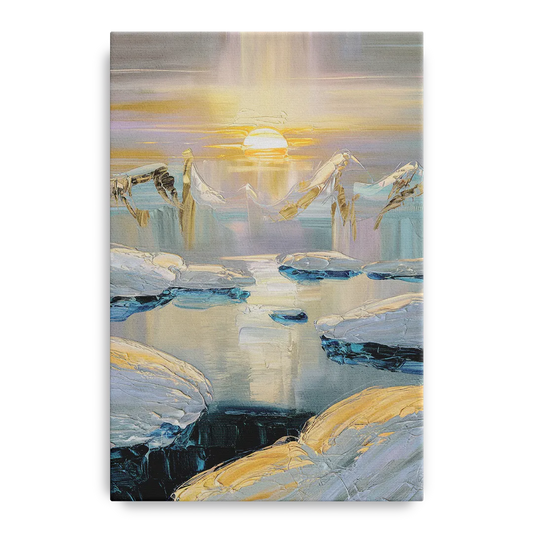 Anchorage Midnight Sun - Canvas Wall Art