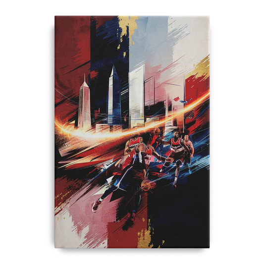Washington Wizards Basketball - Canvas Wall Art