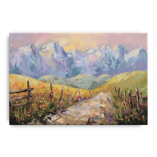 Bozeman Mountain Views - Canvas Wall Art