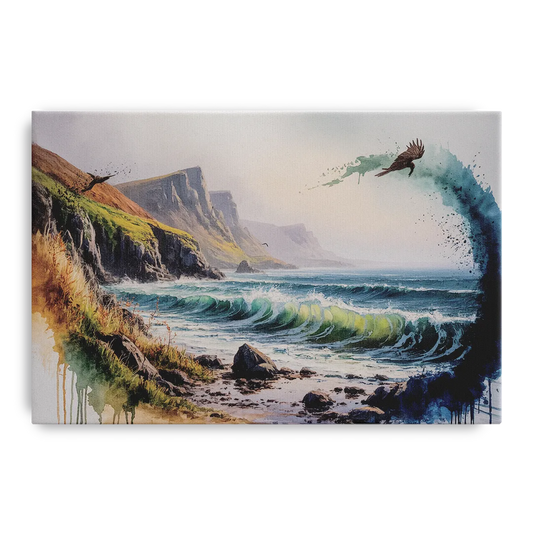 Celtic Coastline - Canvas Wall Art