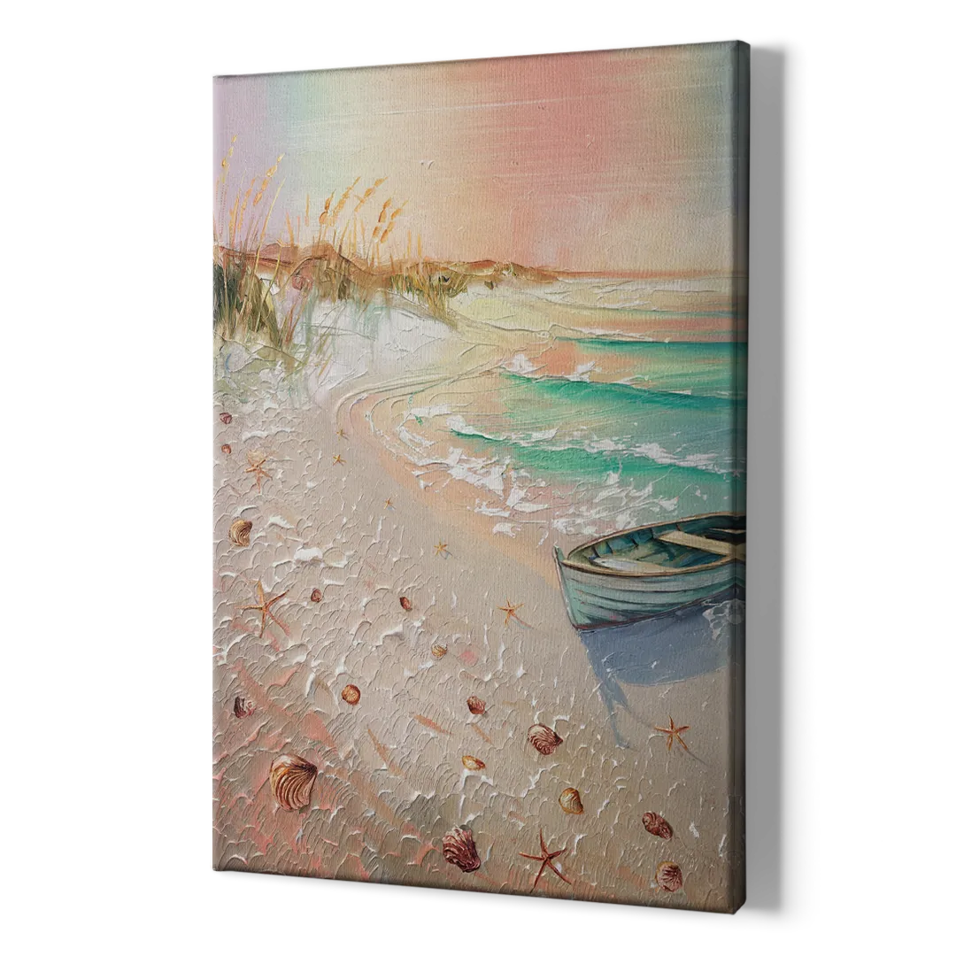 Virginia Beach Nautical Charm - Canvas Print Art Sides