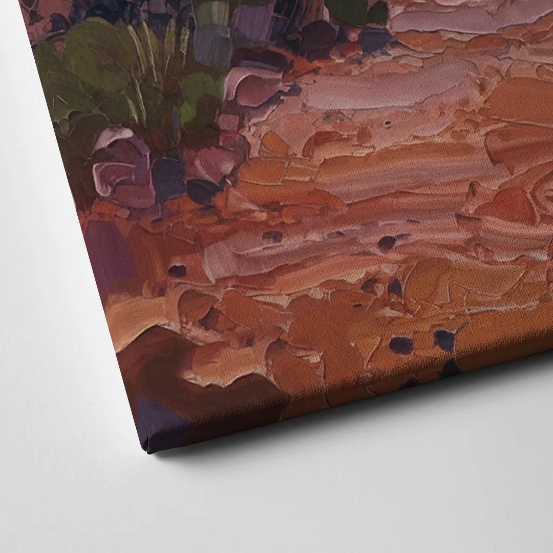 Mesa Arizona Trails Canvas Close Up