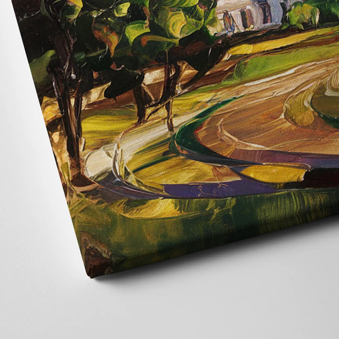 Raleigh Historic Landmarks Canvas Close Up
