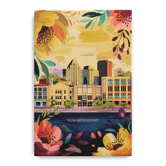 Tulsa Arts District - Canvas Wall Art