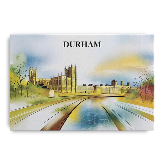 Durham Cultural Landmarks - Canvas Wall Art