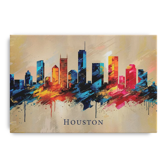 Houston Artistic Flair - Canvas Wall Art