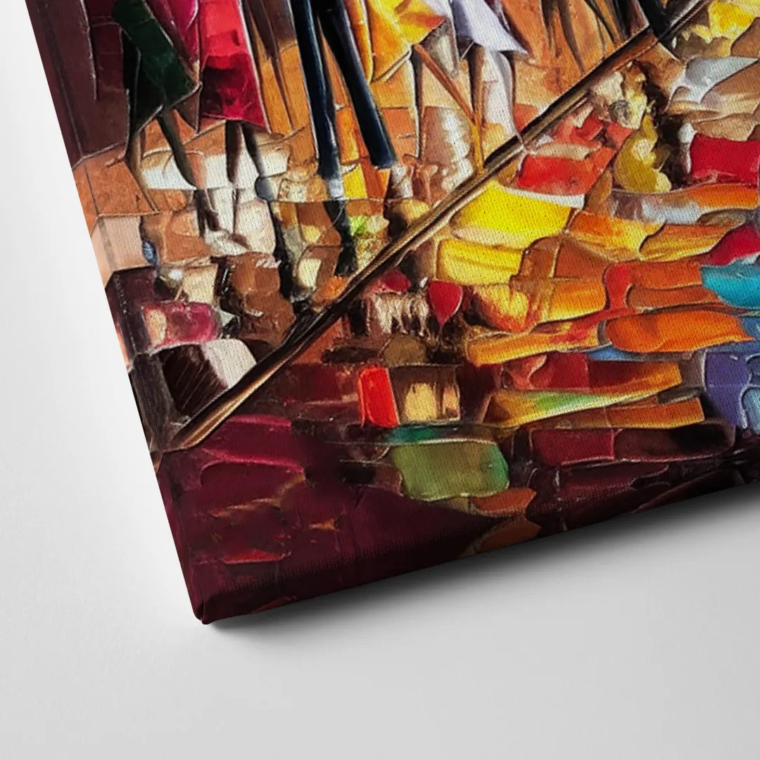 New Orleans Vibrant Street Art Canvas Close Up