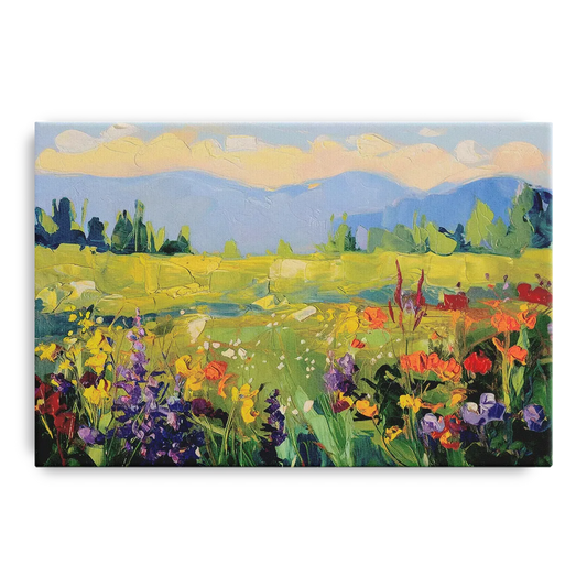 Breckenridge Summer Wildflowers - Canvas Wall Art