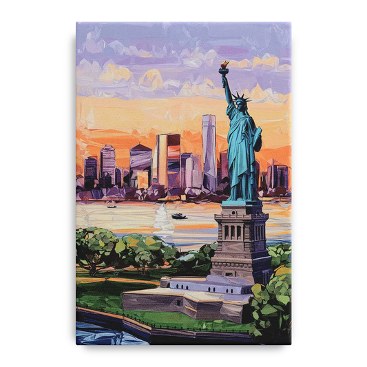 Jersey City Liberty State Park - Canvas Wall Art