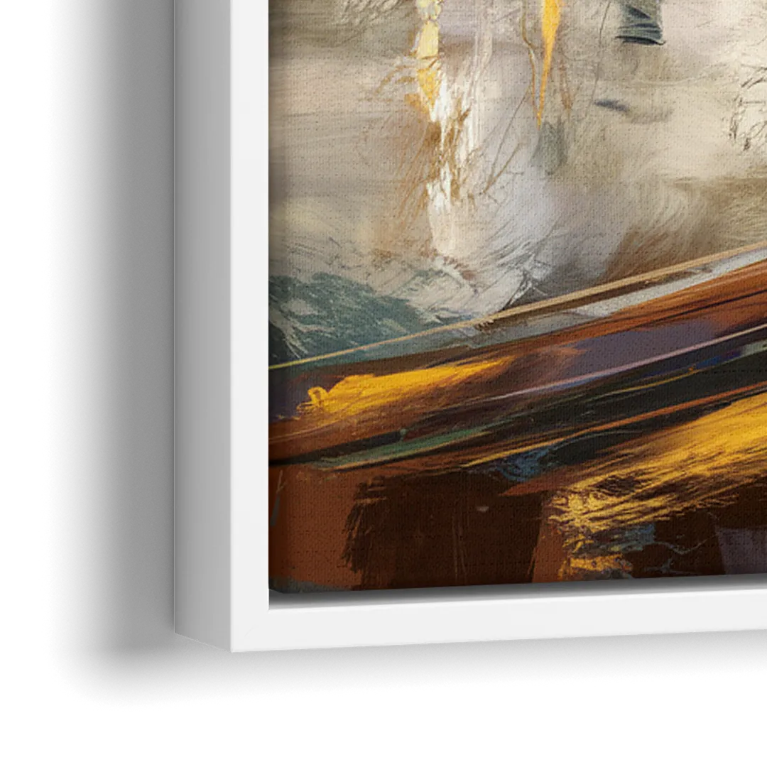 Pittsburgh Steel City Vibes - Close-Up White Frame Canvas