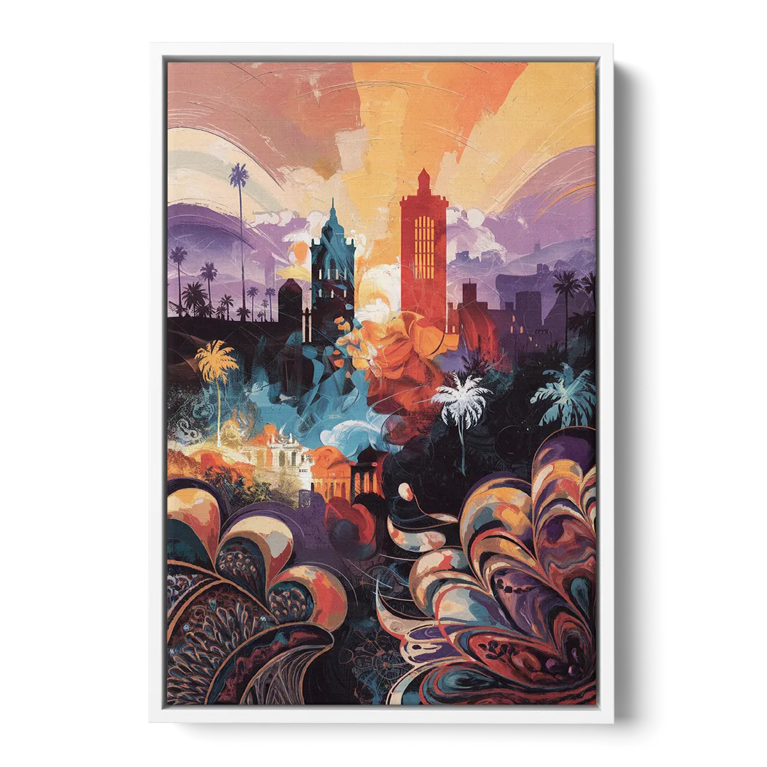 San Jose Cultural Heritage - White Frame Canvas