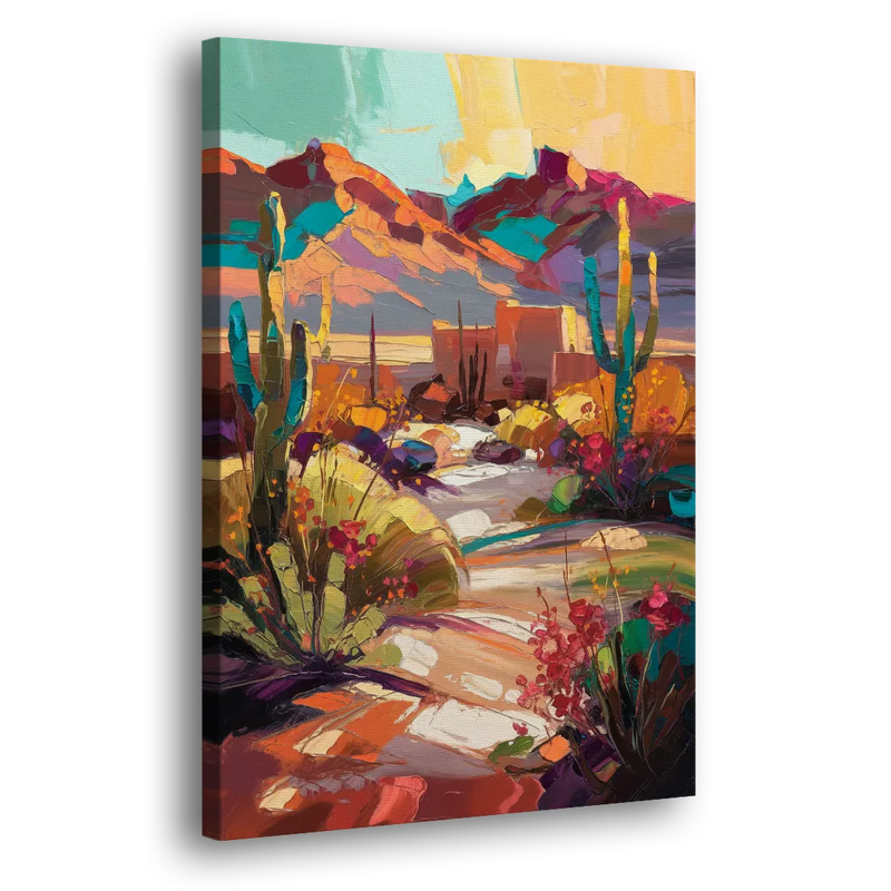 El Paso Borderland Beauty - Canvas Print Art Sides