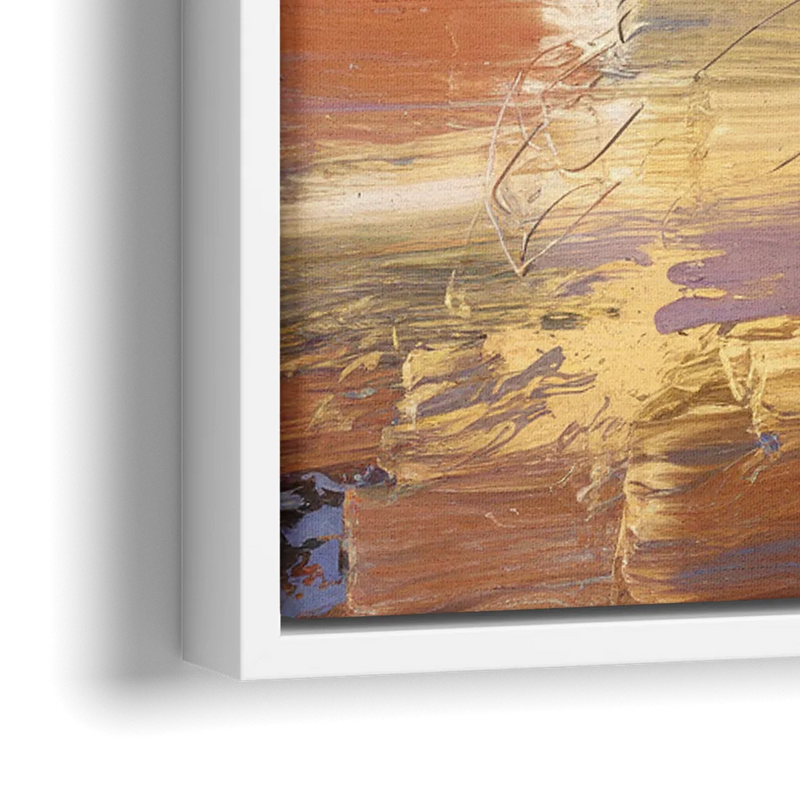 Franklin Skyline View - Close-Up White Frame Canvas