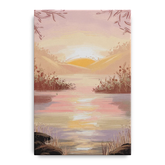 Springfield Sunrise Landscape - Canvas Wall Art