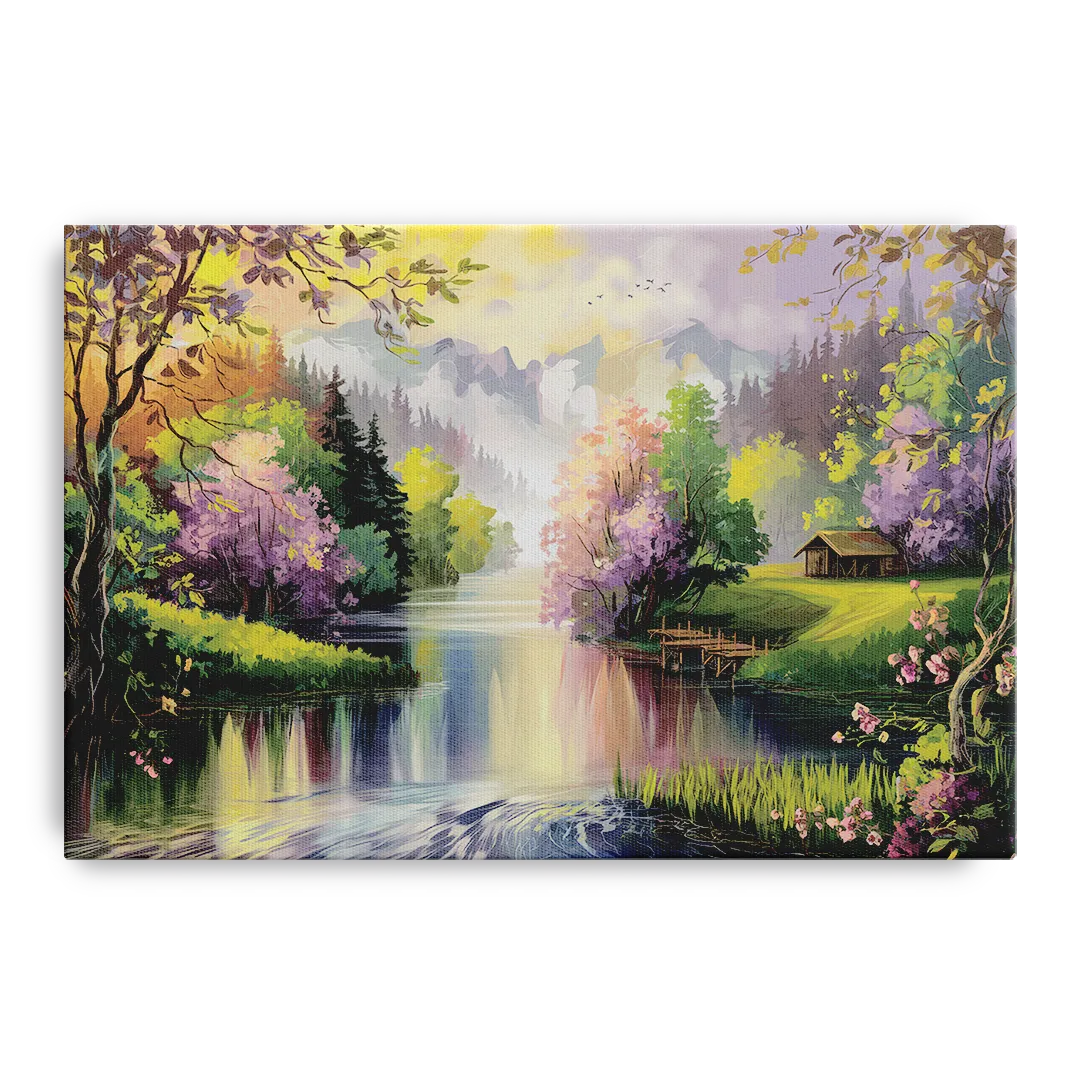 New Hope Scenic River Views - Canvas Wall Art
