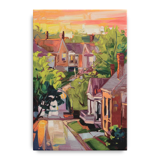 Springfield Neighborhood Charm - Canvas Wall Art