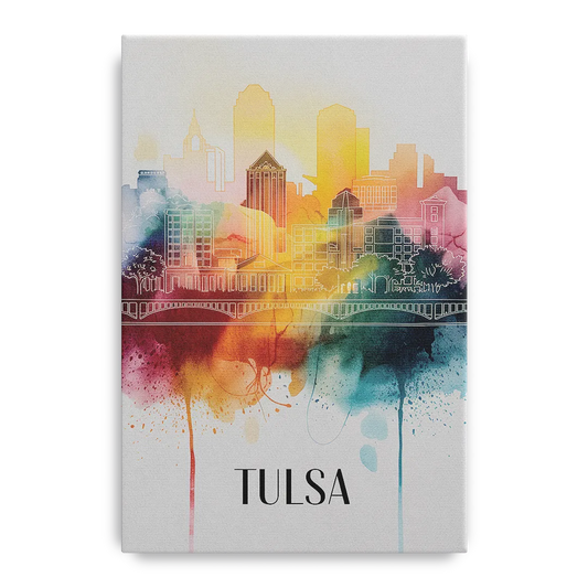 Tulsa Urban Charm - Canvas Wall Art