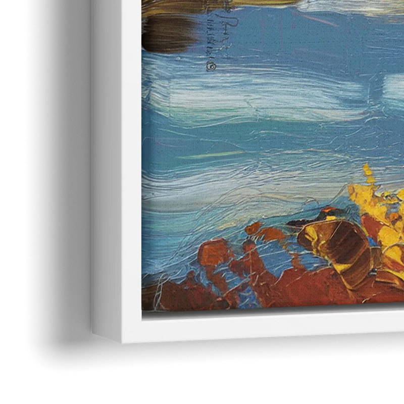 Boise Nature Escape - Close-Up White Frame Canvas