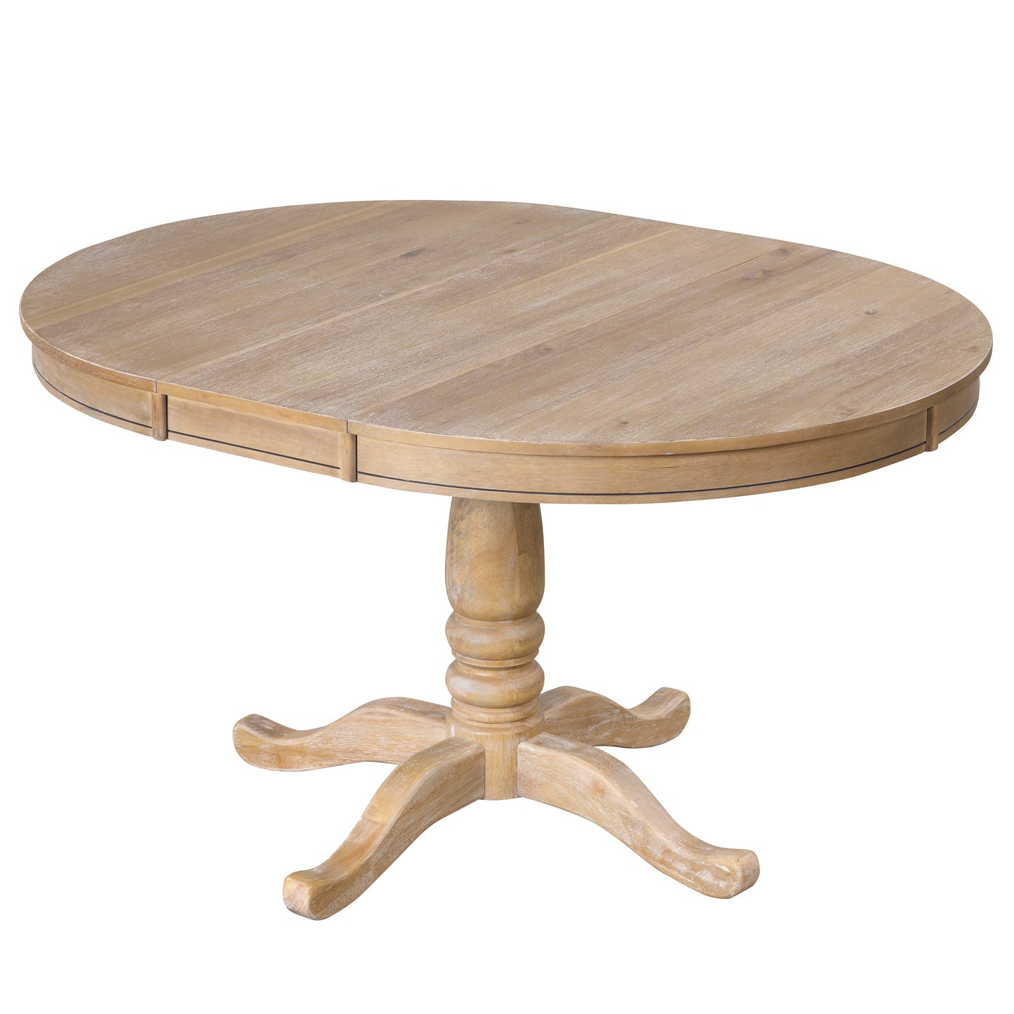Elegant 4-Person Round Dining Table Set with Matching Chairs