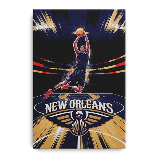 New Orleans Pelicans Team Pride - Canvas Wall Art