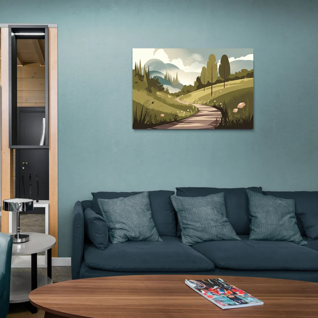 Omaha Nature Trails - Canvas Wall Art Living Room