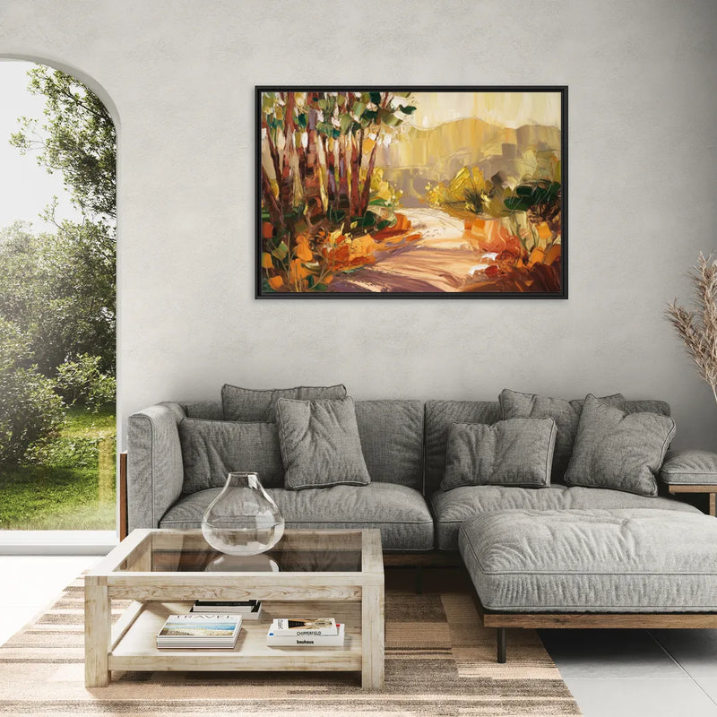Irvine Nature Trails - Living Room Black Frame Canvas
