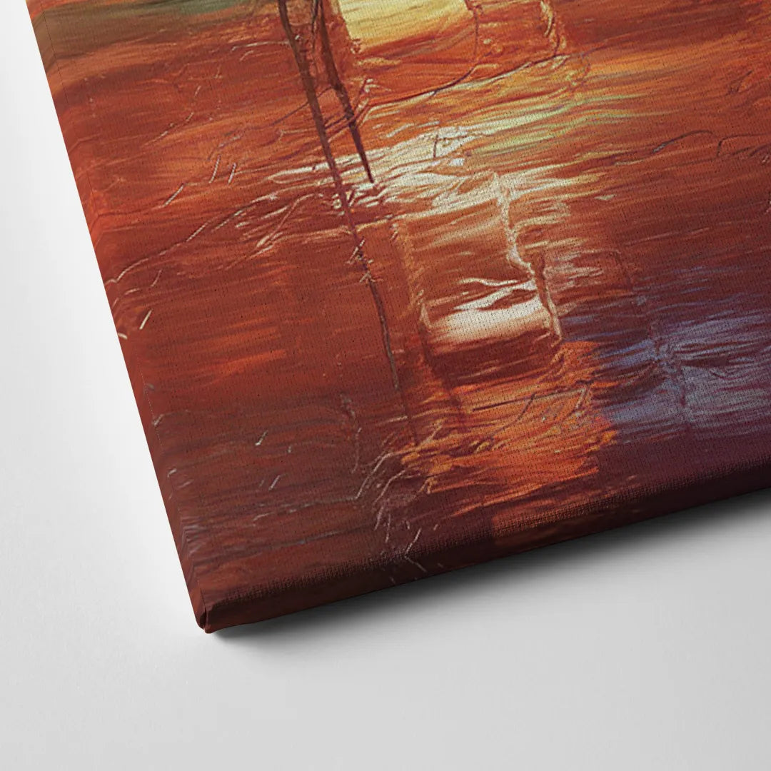 Milwaukee Downtown Skyline Canvas Close Up