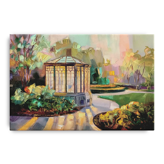 St. Louis Forest Park Landscape - Canvas Wall Art