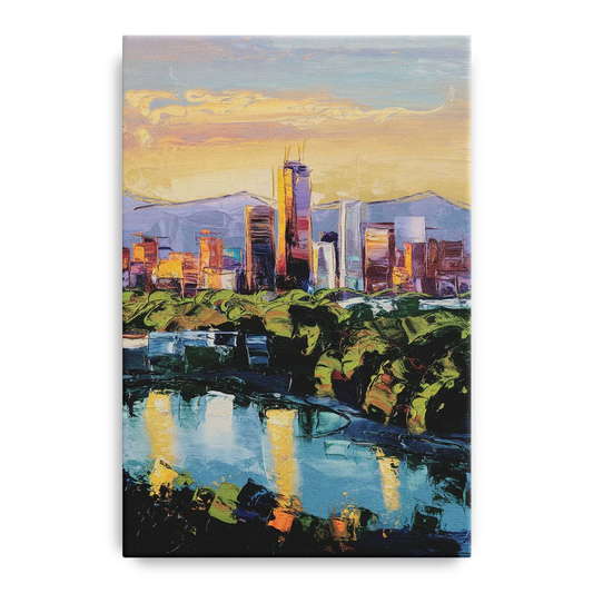Ashland Skyline at Sunset - Canvas Wall Art