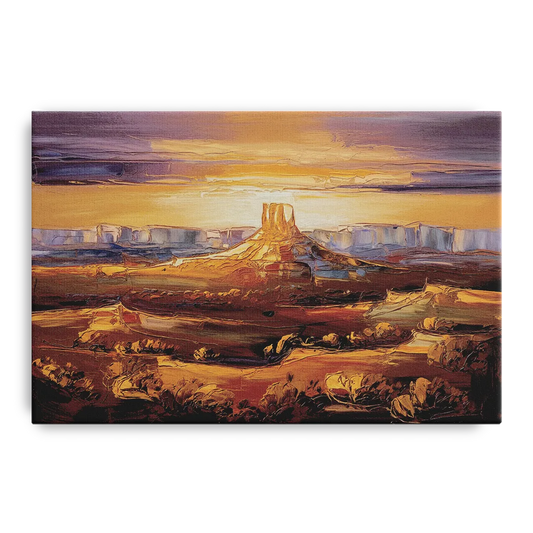 Mesa Sunlit Horizons - Canvas Wall Art