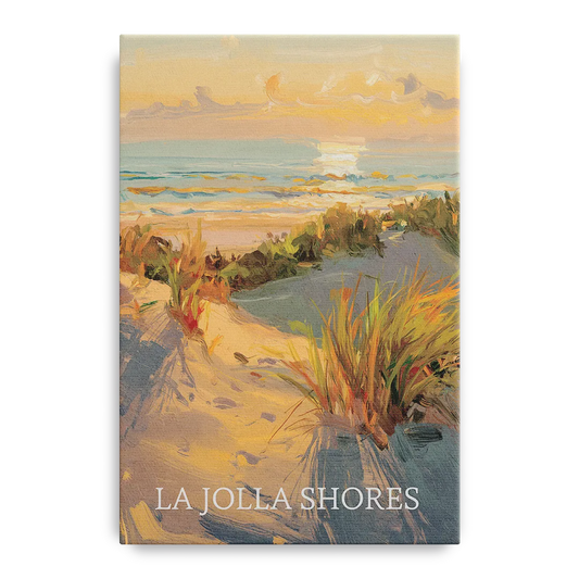 San Diego La Jolla Shores - Canvas Wall Art