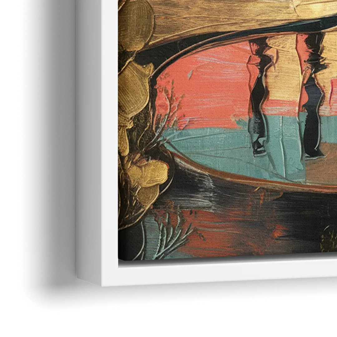 Birmingham Historic Landmarks - Close-Up White Frame Canvas