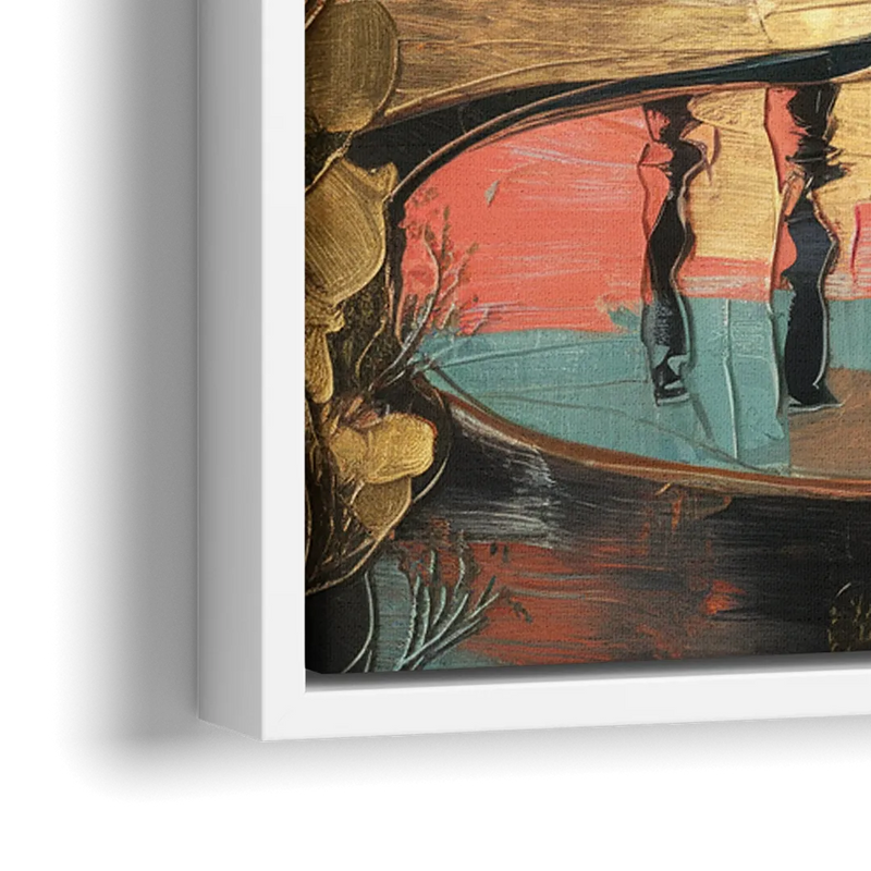 Birmingham Historic Landmarks - Close-Up White Frame Canvas