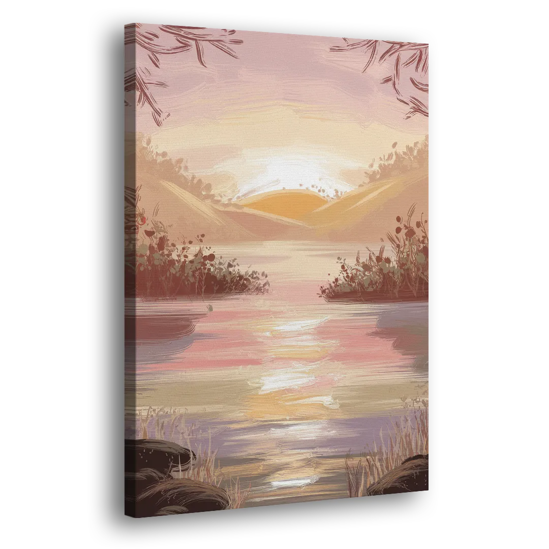 Springfield Sunrise Landscape - Canvas Print Art Sides