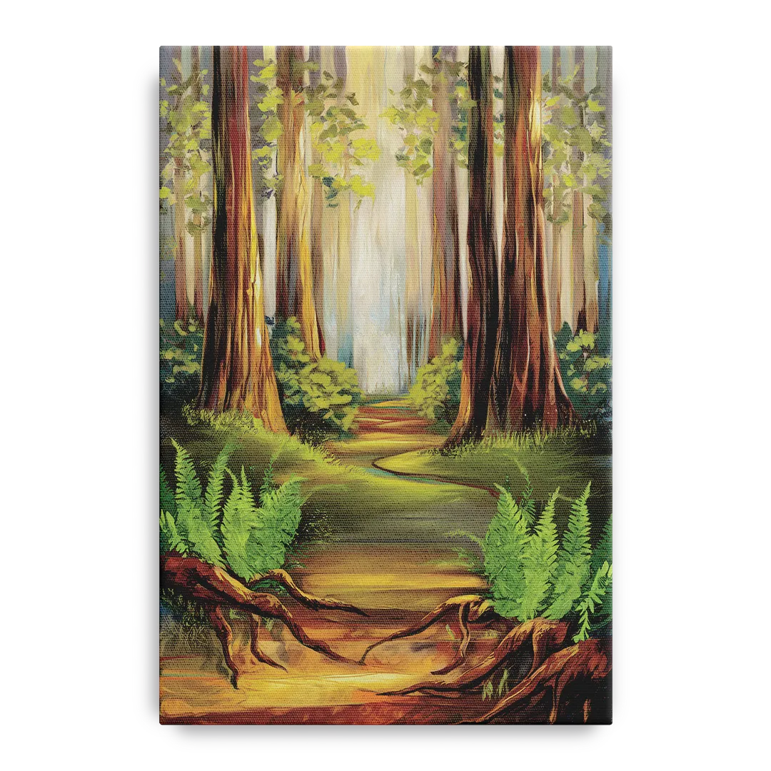 Big Sur Redwood Forest - Canvas Wall Art