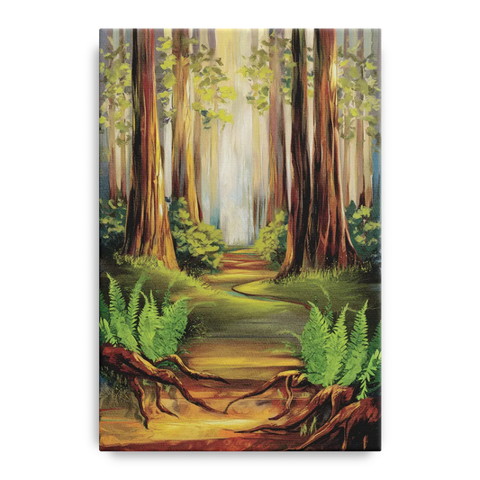 Big Sur Redwood Forest - Canvas Wall Art