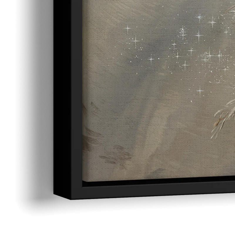 Salem Coastal Charm - Close-Up Black Frame Canvas