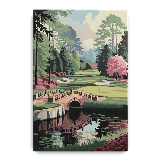 Augusta Scenic Golf Course - Canvas Wall Art