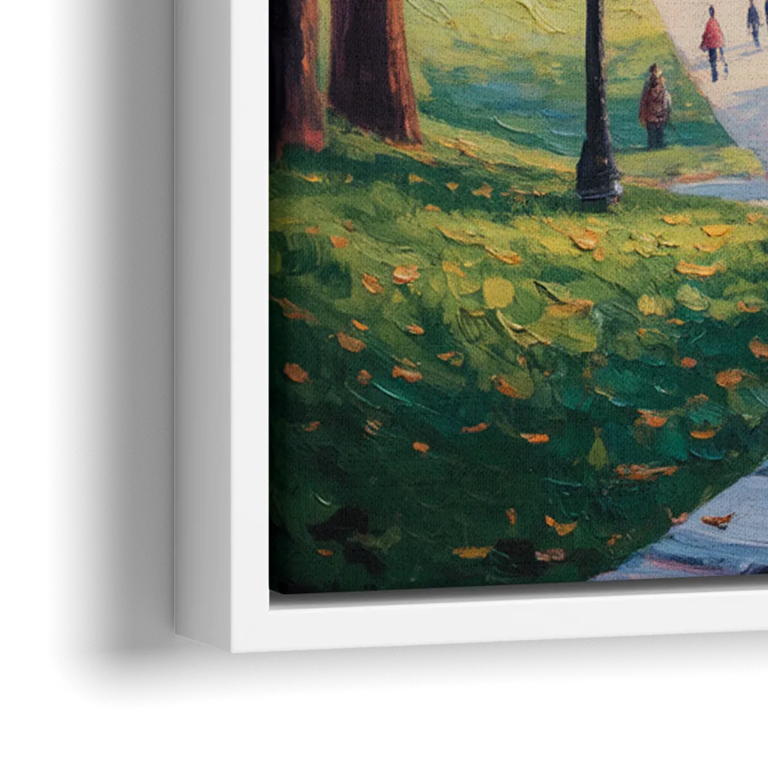 McGill University Montreal - Close-Up White Frame Canvas