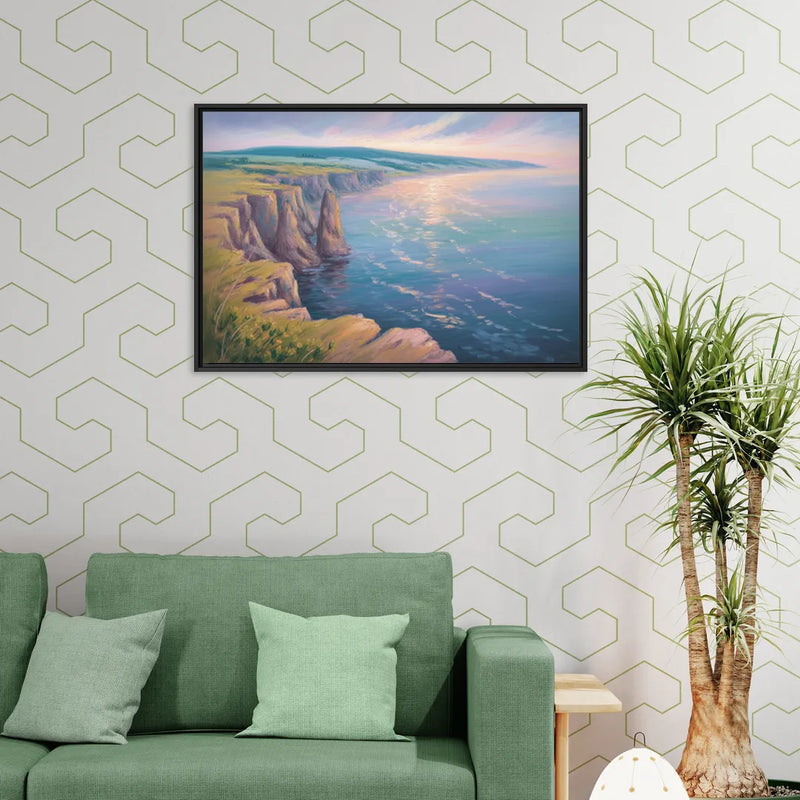 Cape Breton Highlands - Living Room Black Frame Canvas
