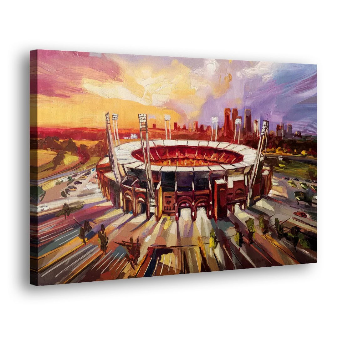 Kansas City Chiefs Stadium - Canvas Print Art Sides