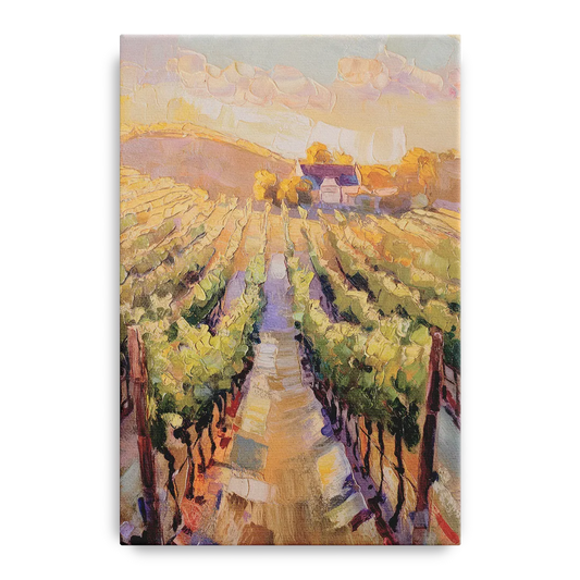 Traverse City Vineyard Scenery - Canvas Wall Art