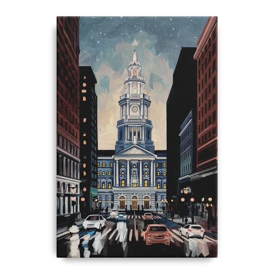 Philadelphia City Hall - Canvas Wall Art