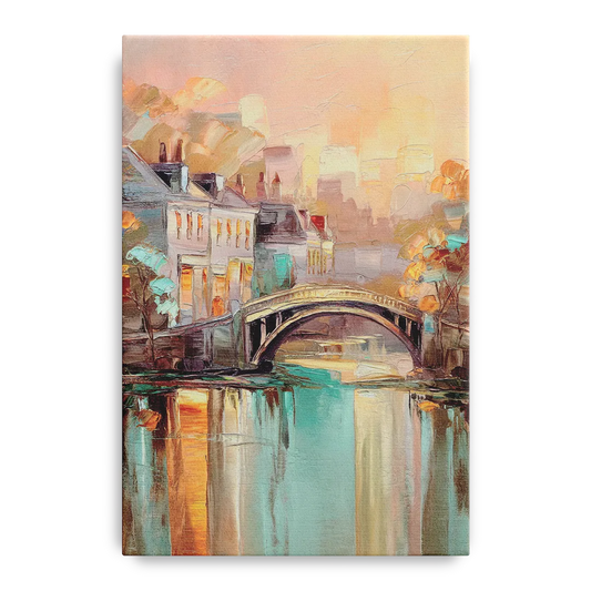 New Hope Artistic Skyline - Canvas Wall Art